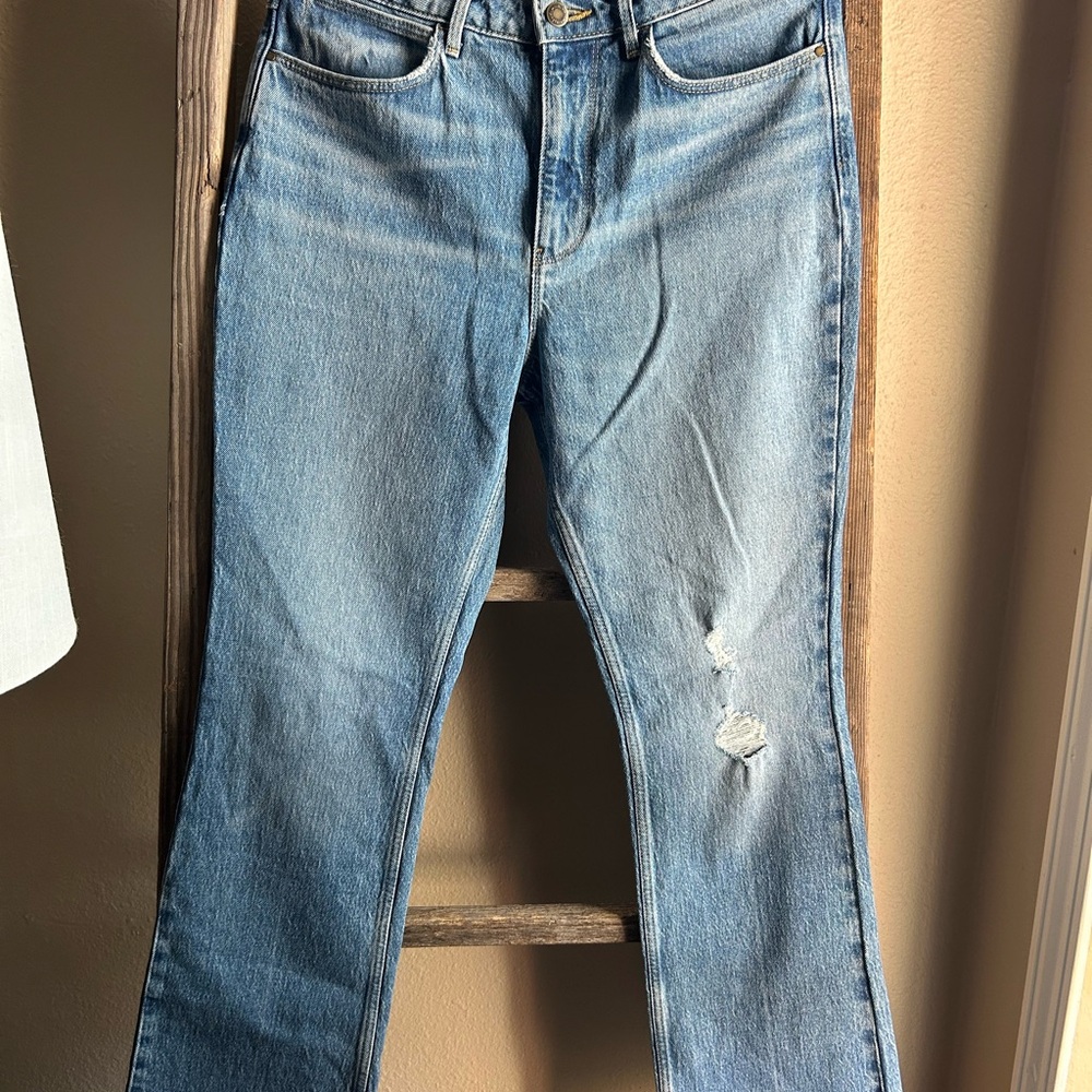 Wrangler Denim Blue Straight Leg Women's Jeans